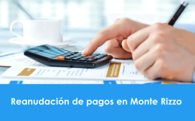 Reanudación de pagos e inicio de obras en Monte Rizzo