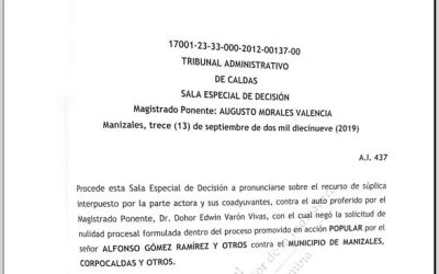 Tribunal niega recurso de súplica a opositores de TierraViva