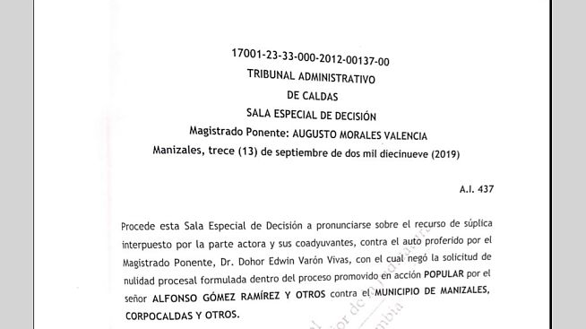 Tribunal niega recurso de súplica a opositores de TierraViva