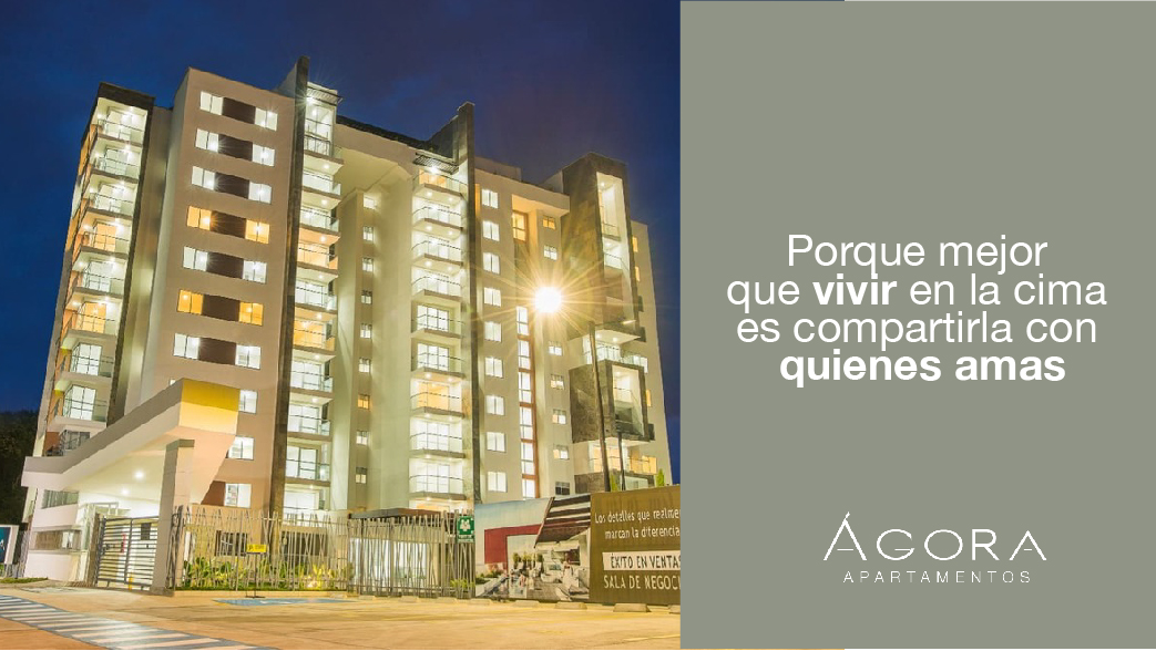 Es tiempo de celebrar cada triunfo en Ágora apartamentos