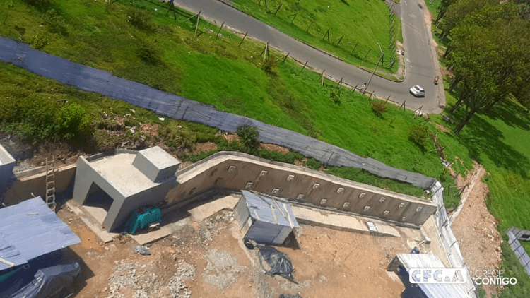 Terminamos las obras de preparación para construir la segunda etapa de Monte Rizzo
