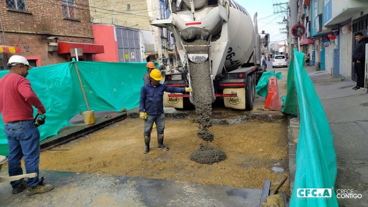 Avanzamos en la construcción de redes exteriores de aguas lluvias en Monte Rizzo